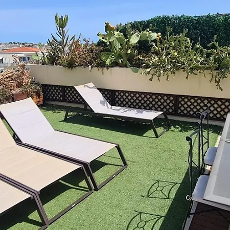 Roof Top Vue Mer Panoramique A 50m Plage De Sable Apartment