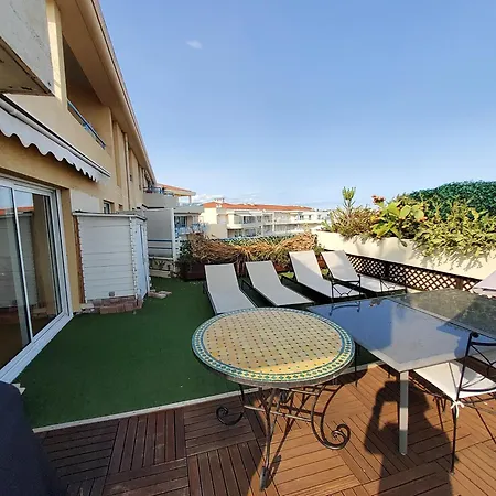 Roof Top Vue Mer Panoramique A 50m Plage De Sable Αντίμπ